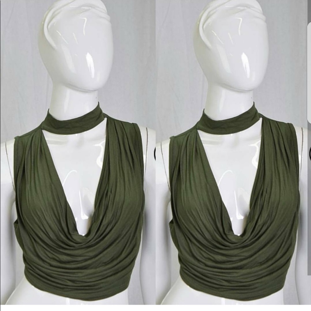 Army green top also in Black 2 separate tops